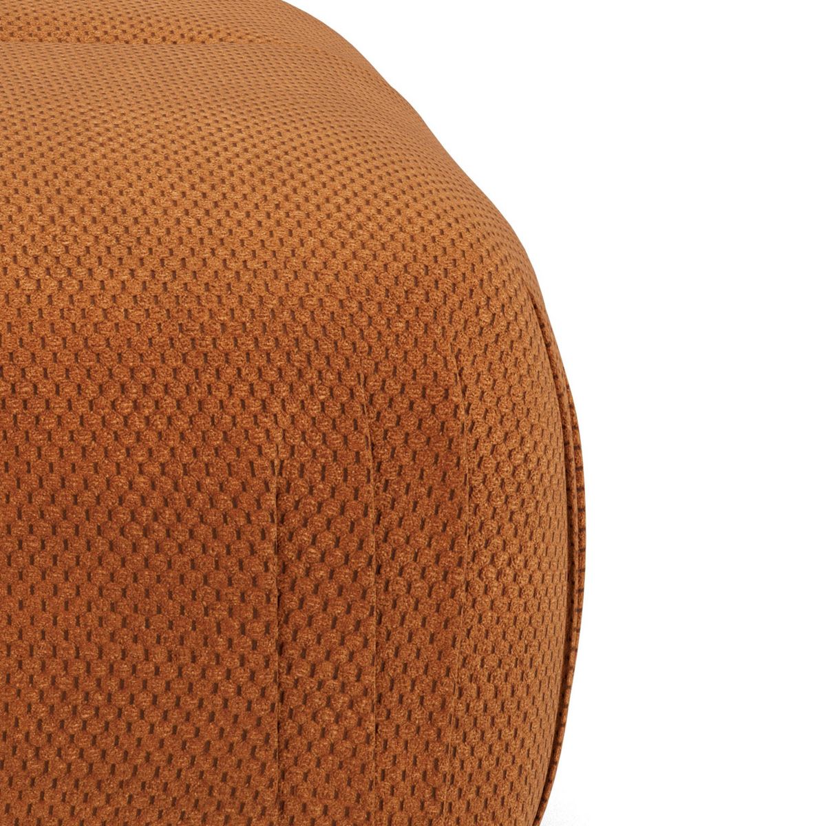 LISA DESIGN Penelope - pouf en velours texturé