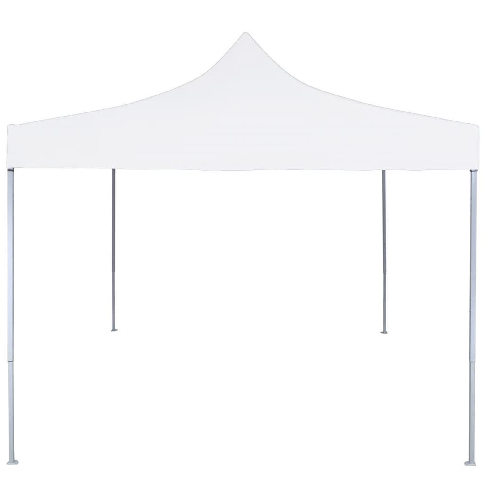 Voir la diapositive 2 : VIDAXL Tente reception pliable professionnelle 2x2 m Acier Blanc