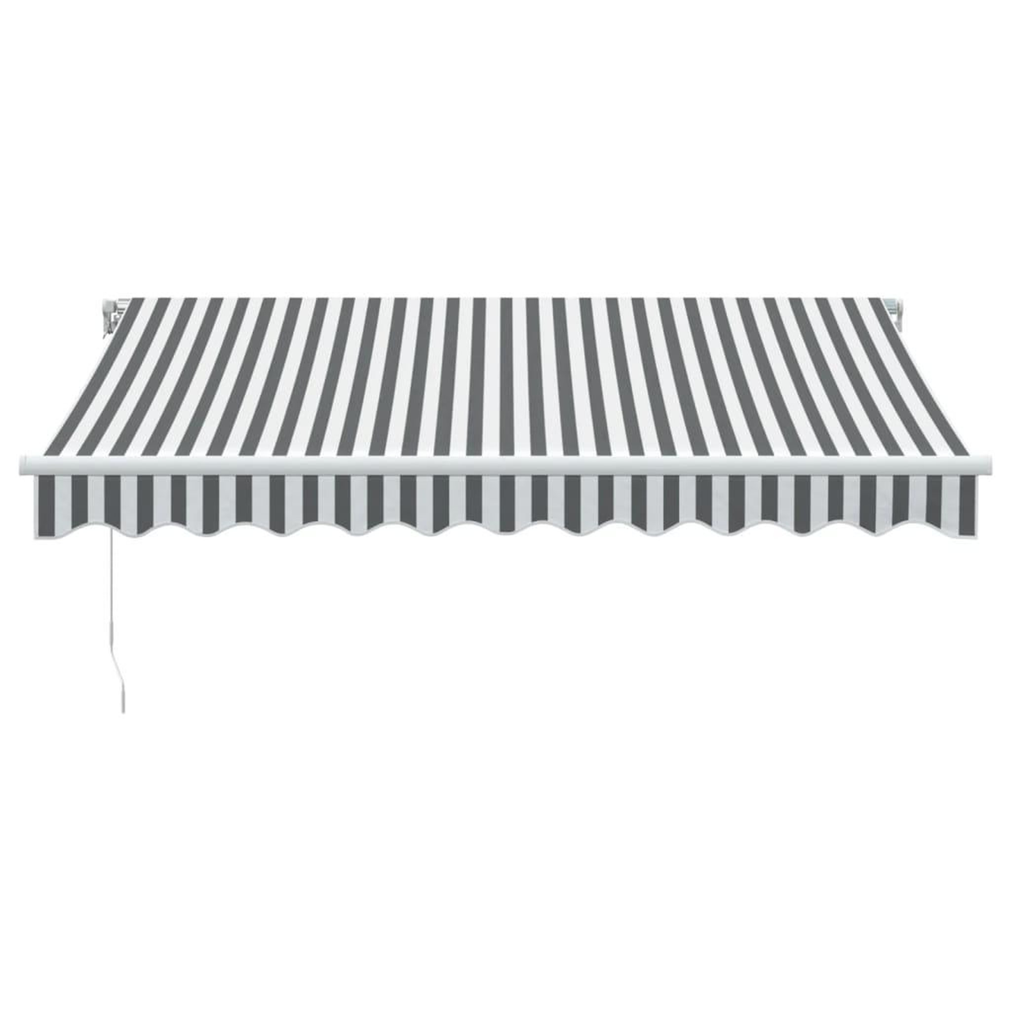 Voir la diapositive 3 : VIDAXL Auvent manuel retractable anthracite et blanc 300x250 cm
