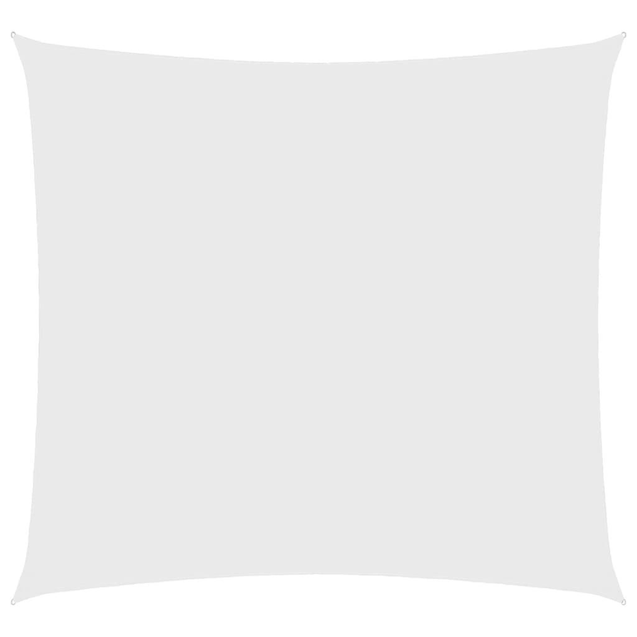 Voir la diapositive 2 : VIDAXL Voile de parasol tissu oxford carre 4x4 m blanc
