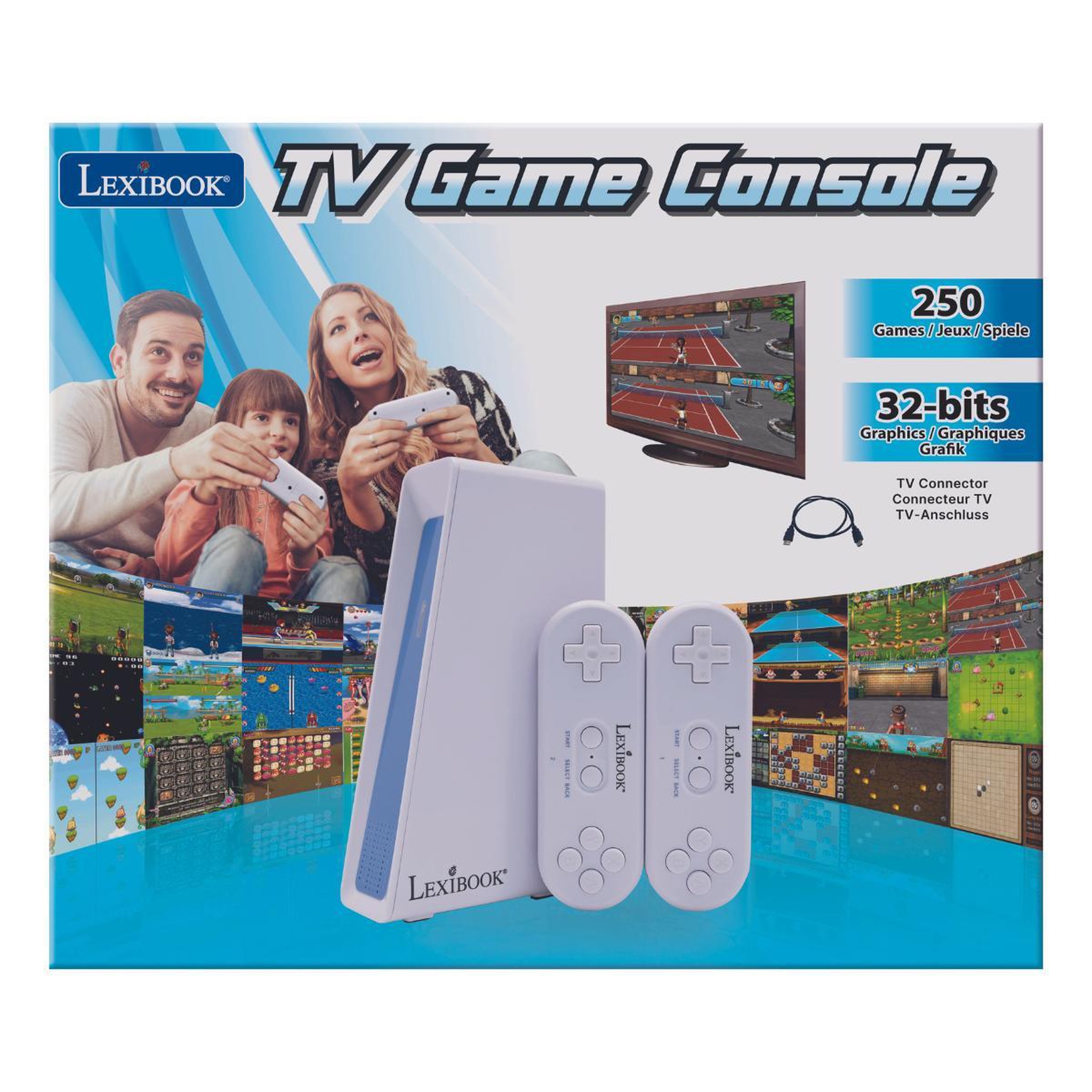 Voir la diapositive 5 : Lexibook Console TV avec 250 jeux inclus