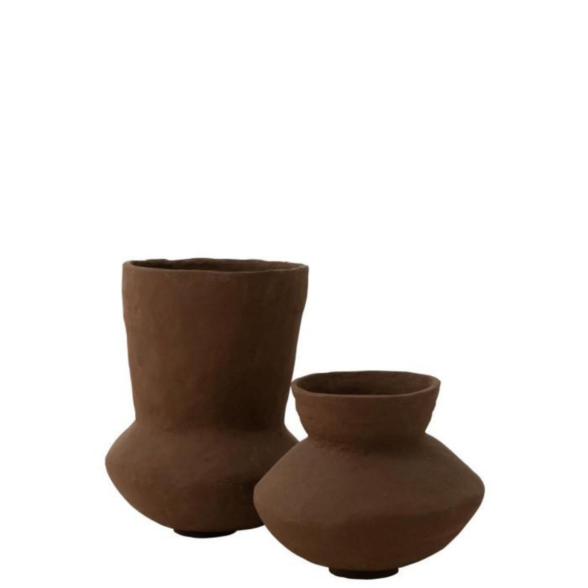 Paris Prix Pot en Papier Maché  Archaique  55cm Marron