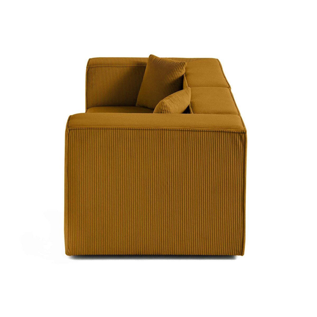 LISA DESIGN Arty - canapé modulable 2 places - en velours côtelé