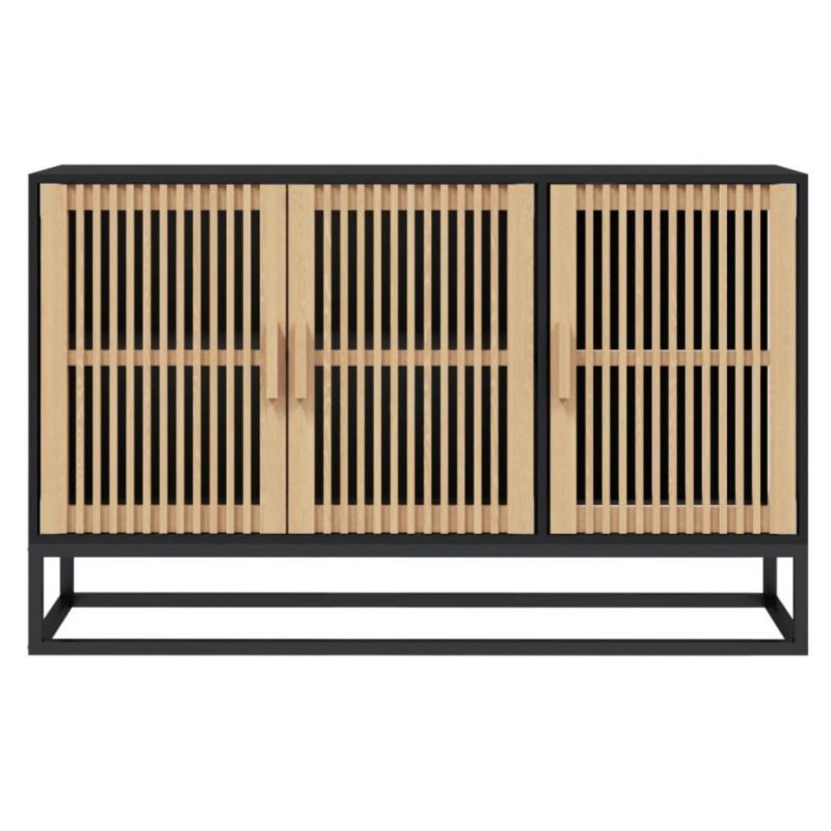 VIDAXL Buffet noir 105x30x65 cm bois d ingénierie