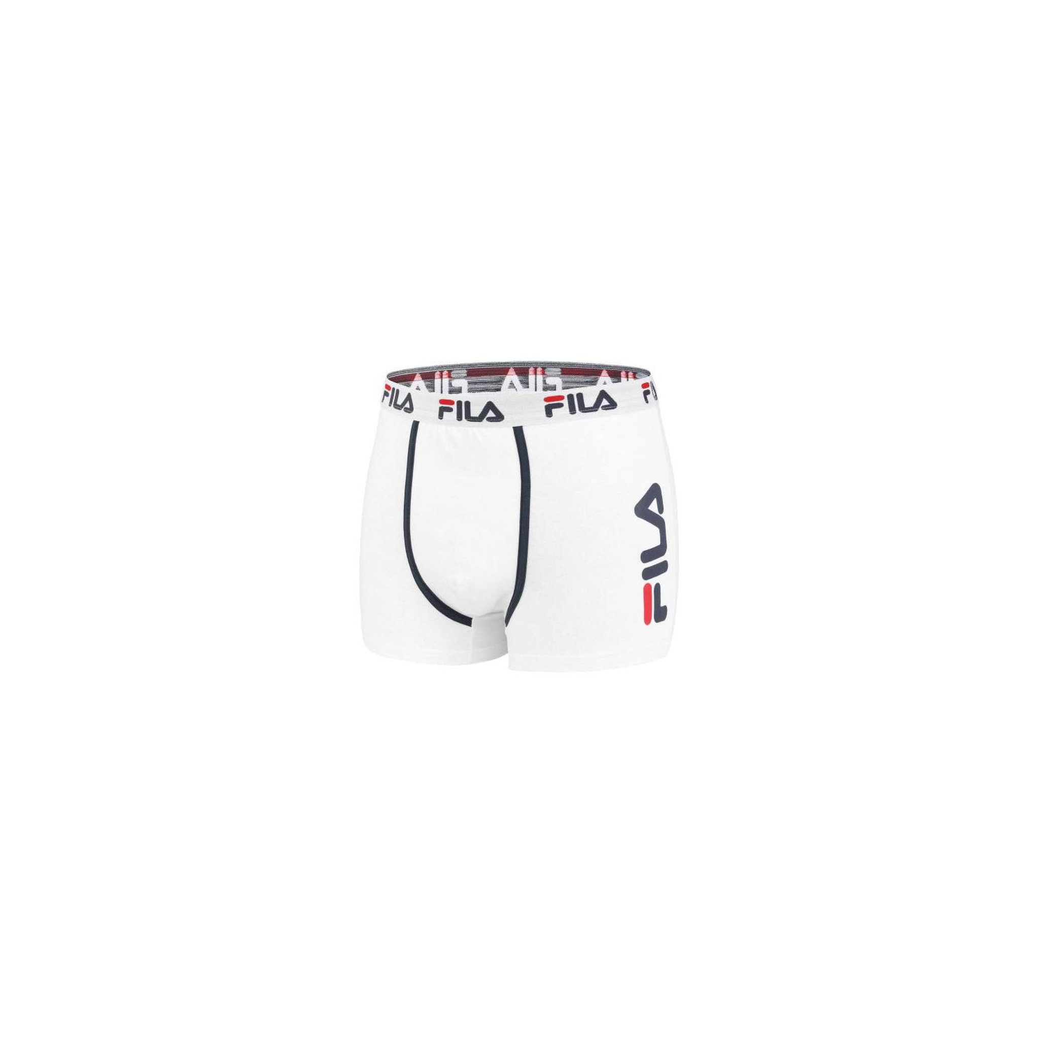 Voir la diapositive 3 : FILA Lot de 4 Boxers Homme FILA 5040 coton couleur assorties