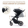Voir la diapositive 4 : KINDERKRAFT Poussette évolutive 2 en 1 suspension améliorée pour enfants à 22 kg