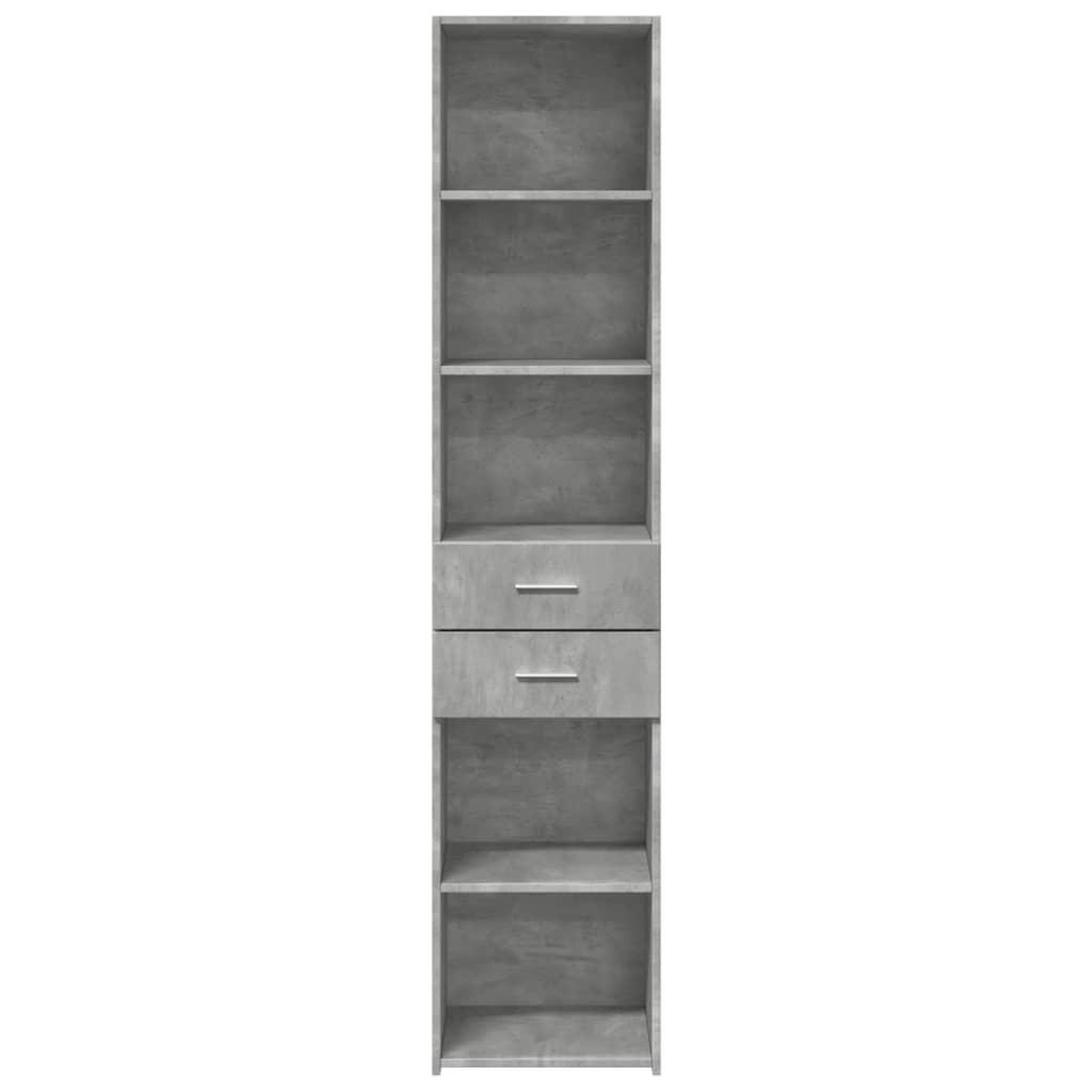 Voir la diapositive 4 : VIDAXL Buffet haut gris beton 40x42,5x185 cm bois d'ingenierie