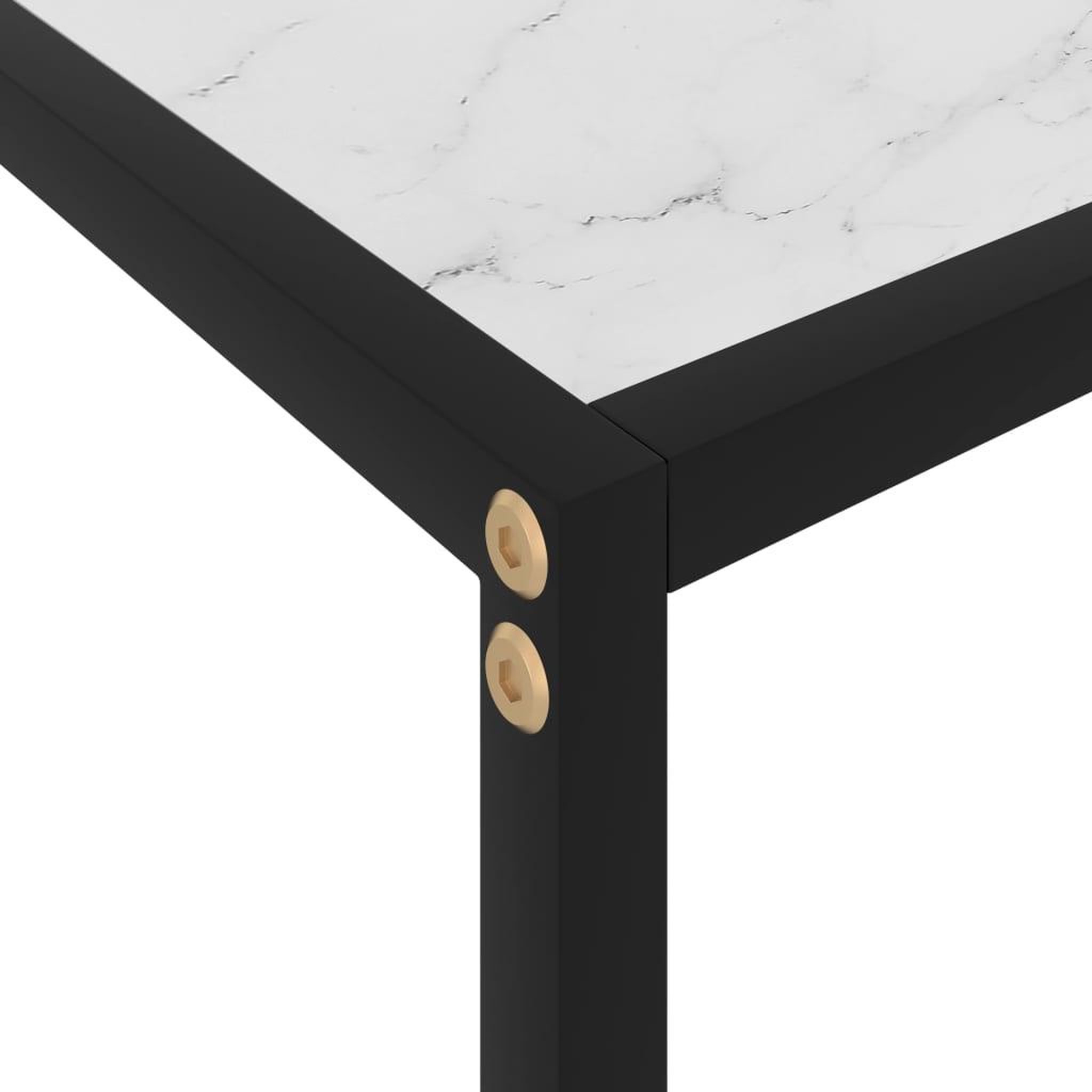 Voir la diapositive 5 : VIDAXL Table console Blanc 100x35x75 cm Verre trempe