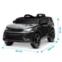 PLAY4FUN Voiture électrique SUV pour enfant Land Rover Discovery 2x 25W - marche AV/AR, Phares et Système audio