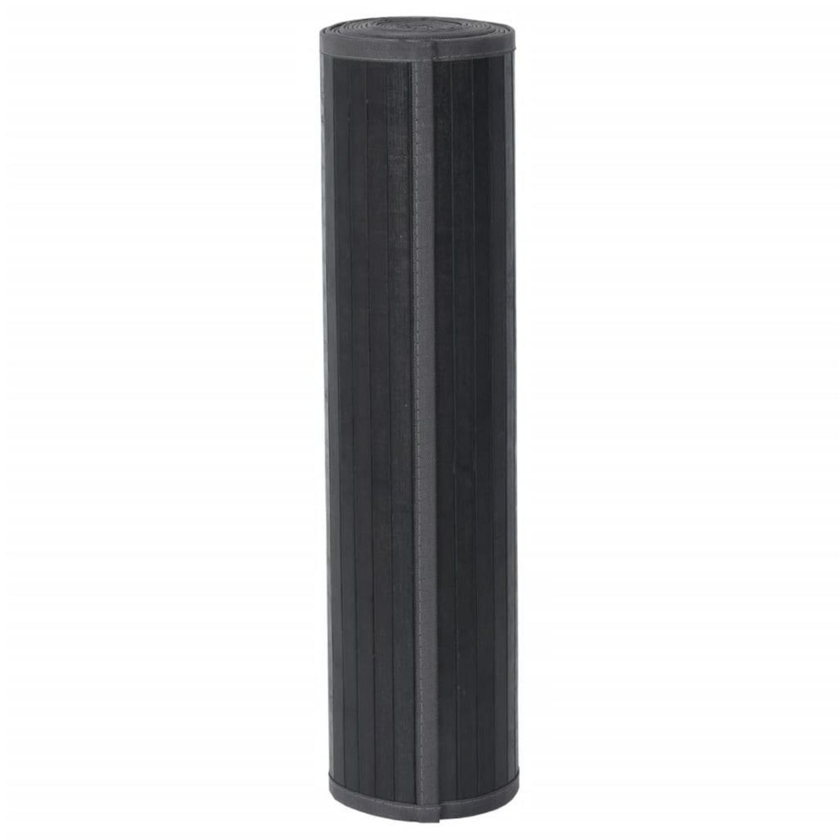 VIDAXL Tapis rectangulaire gris 60x1000 cm bambou