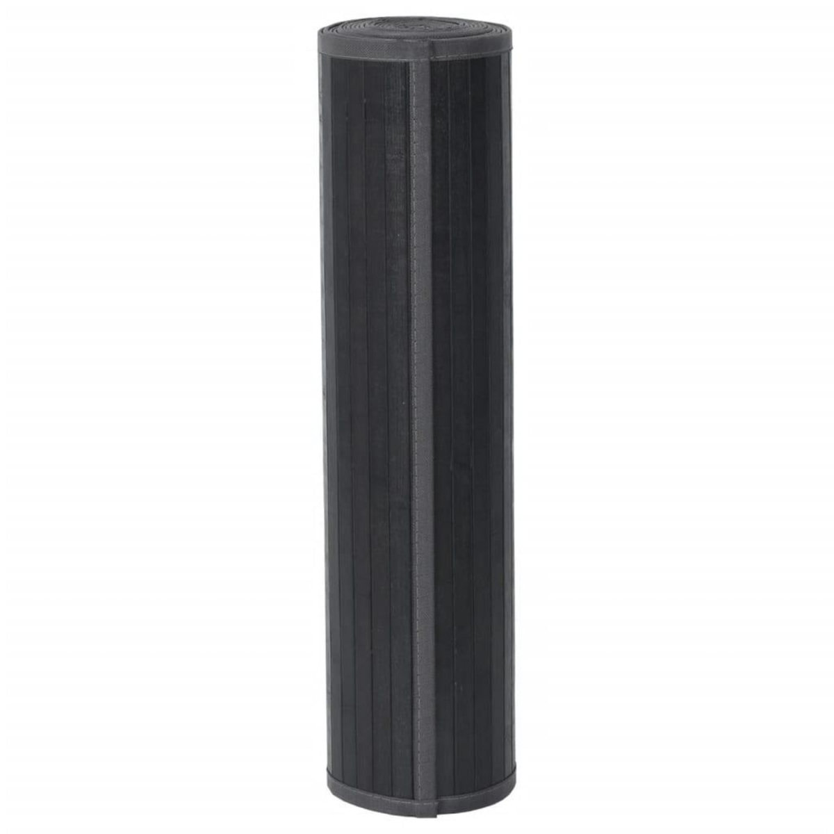 VIDAXL Tapis rectangulaire gris 60x1000 cm bambou