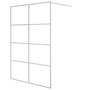 Voir la diapositive 2 : VIDAXL Paroi de douche Argente 140x195 cm Verre ESG transparent