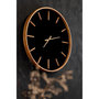 Voir la diapositive 5 : Paris Prix Horloge Murale Design  Creva  60cm Marron & Noir