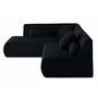 Voir la diapositive 3 : LISA DESIGN Onyx - canapé modulable d'angle gauche - 5 places - en velours côtelé