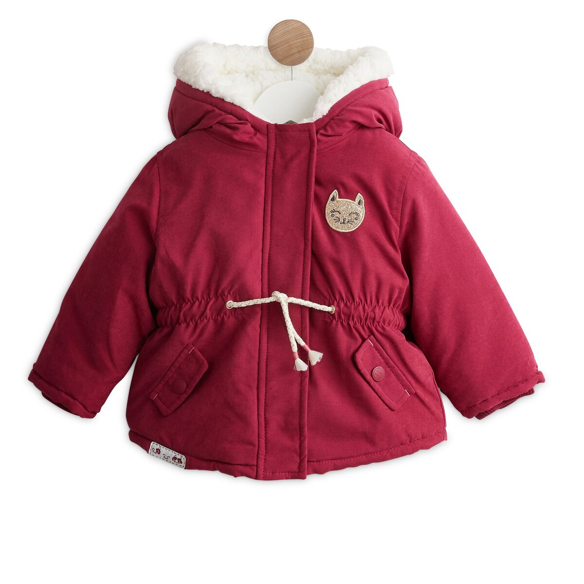 INEXTENSO Parka avec capuche polaire b b fille pas cher Auchan