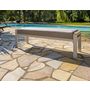 Voir la diapositive 8 : DCB GARDEN Salon de jardin - 7 places - Aluminium - blanc - CAYENNE S3