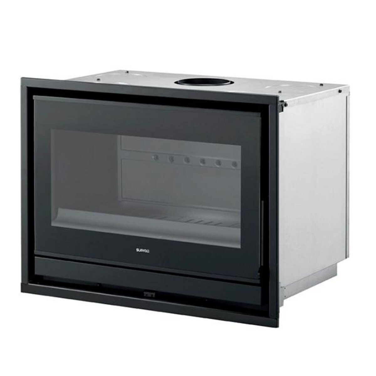 Supra Insert à bois NEO 76 16/9 - 10kW - vision 16/9ème - 80 x 59,5 x 48 cm