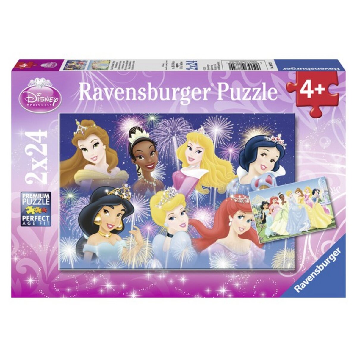 RAVENSBURGER Puzzles 2x24 pièces Princesses