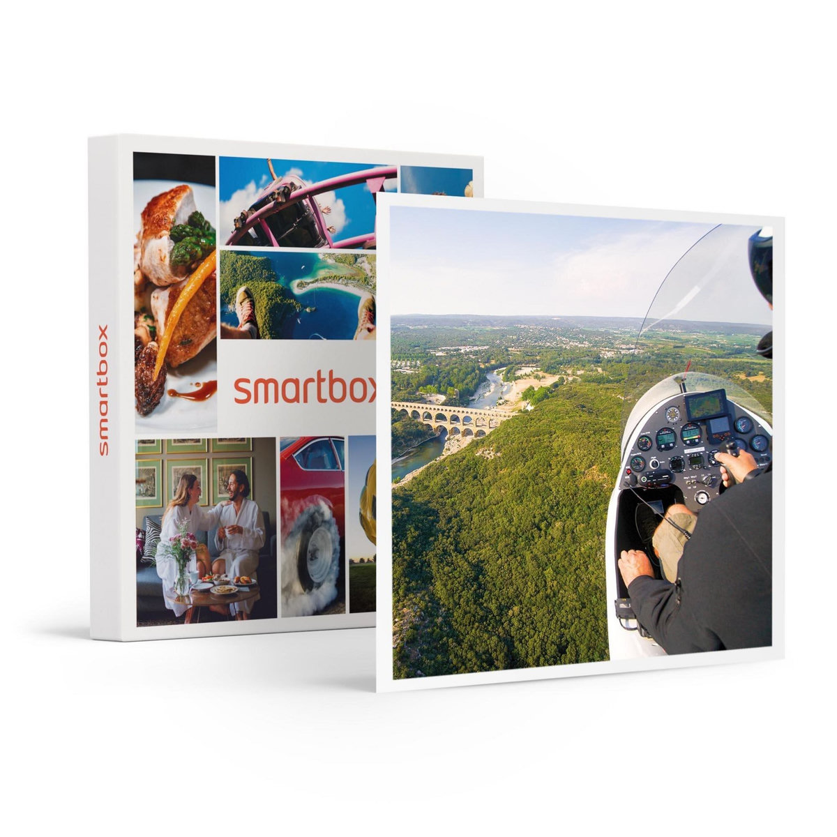 Smartbox Baptême de l'air fantastique en ULM sur le circuit du pont du Gard - Coffret Cadeau Sport & Aventure