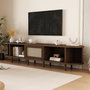 Voir la diapositive 4 : MERAX Meuble tv naturel 180 cm mdf