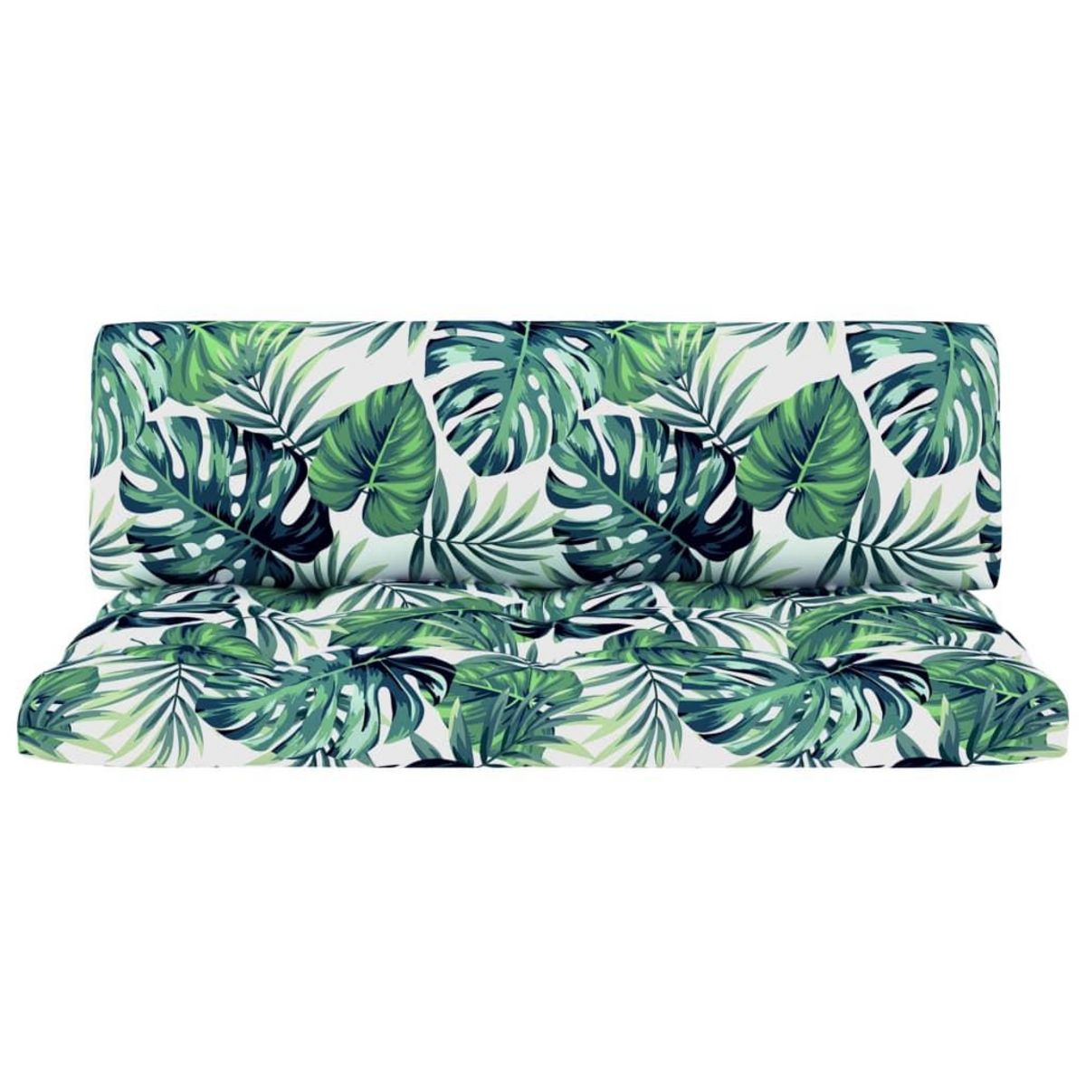 VIDAXL Canape central palette de jardin Gris Bois de pin impregne