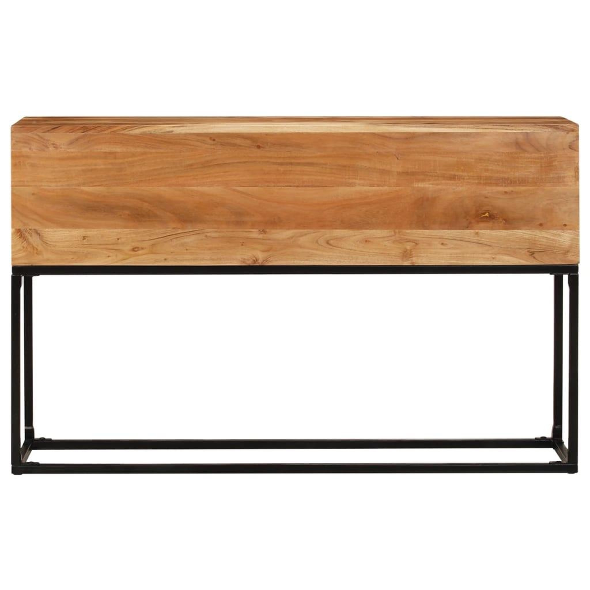 Voir la diapositive 2 : VIDAXL Table console 120x30x75 cm bois d'acacia massif