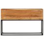 Voir la diapositive 2 : VIDAXL Table console 120x30x75 cm Bois d'acacia massif