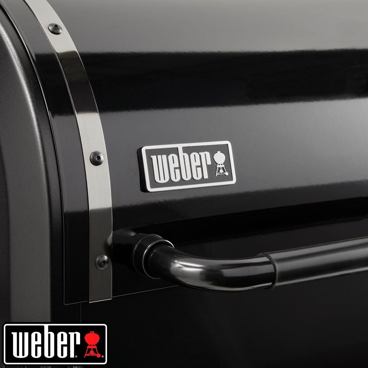 Weber Barbecue pellet Smokefire EPX6 black sur chariot, grille haute 91x25 cm, grille basse 91x45 cm