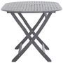 Voir la diapositive 4 : VIDAXL Ensemble a manger de jardin 9 pcs Bois d'acacia massif Gris