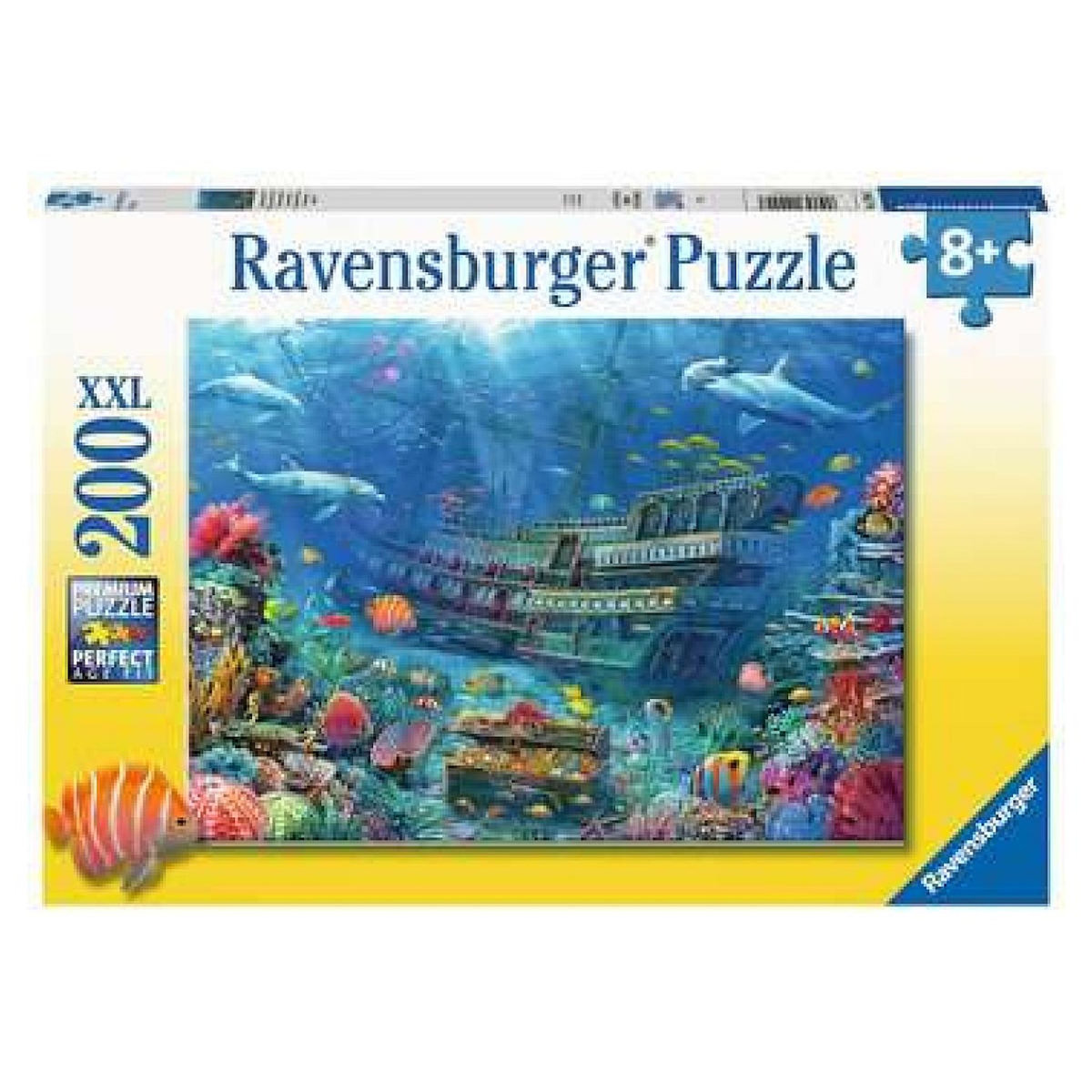 RAVENSBURGER Puzzle XXL 200 pcs Navire au fond de la mer