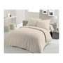 Voir la diapositive 2 : LOVELY HOME PARURE DE COUETTE LOVELY HOME - 240x260 cm - 100% COTON - BEIGE CREME