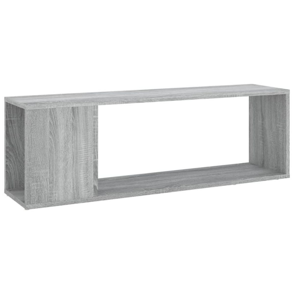 VIDAXL Meuble TV Sonoma gris 100x24x32 cm Bois d'ingenierie