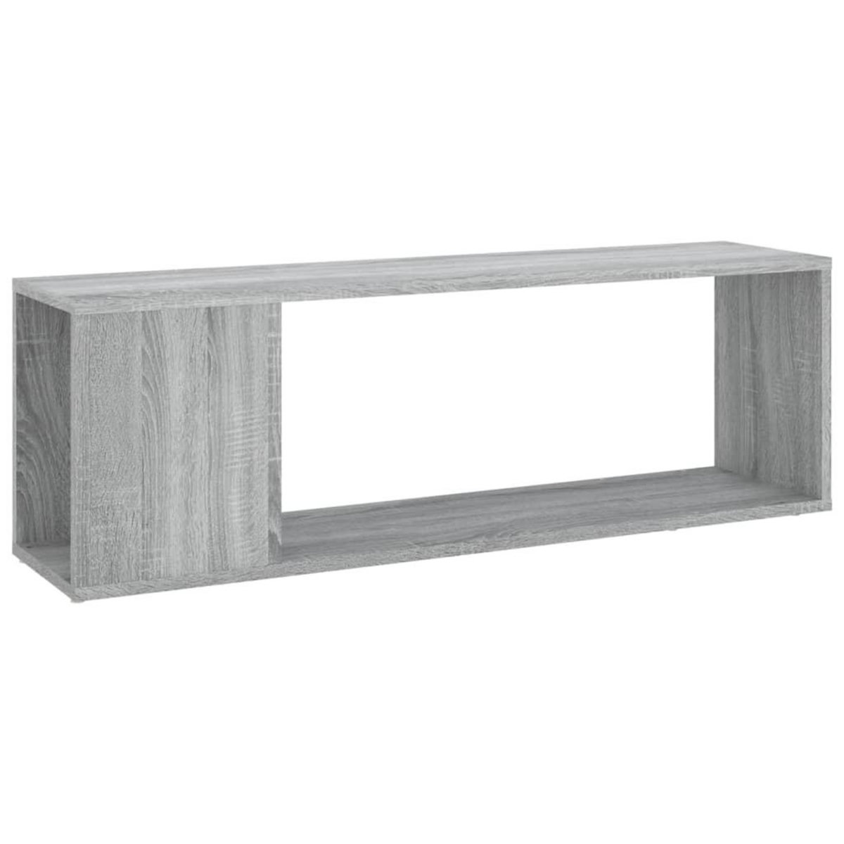 VIDAXL Meuble TV Sonoma gris 100x24x32 cm Bois d'ingenierie