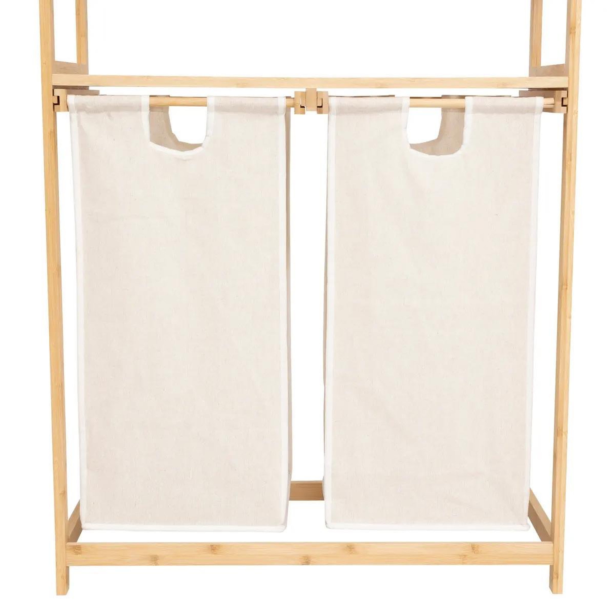 Voir la diapositive 5 : FIVE Meuble de rangement 2 paniers à linge  tidy  109cm naturel