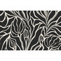 Voir la diapositive 3 : HABITABLE Lot de 2 sets de table LILITH - 28 x 43 cm - Noir et blanc