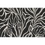 Voir la diapositive 3 : HABITABLE Lot de 2 sets de table LILITH - 28 x 43 cm - Noir et blanc