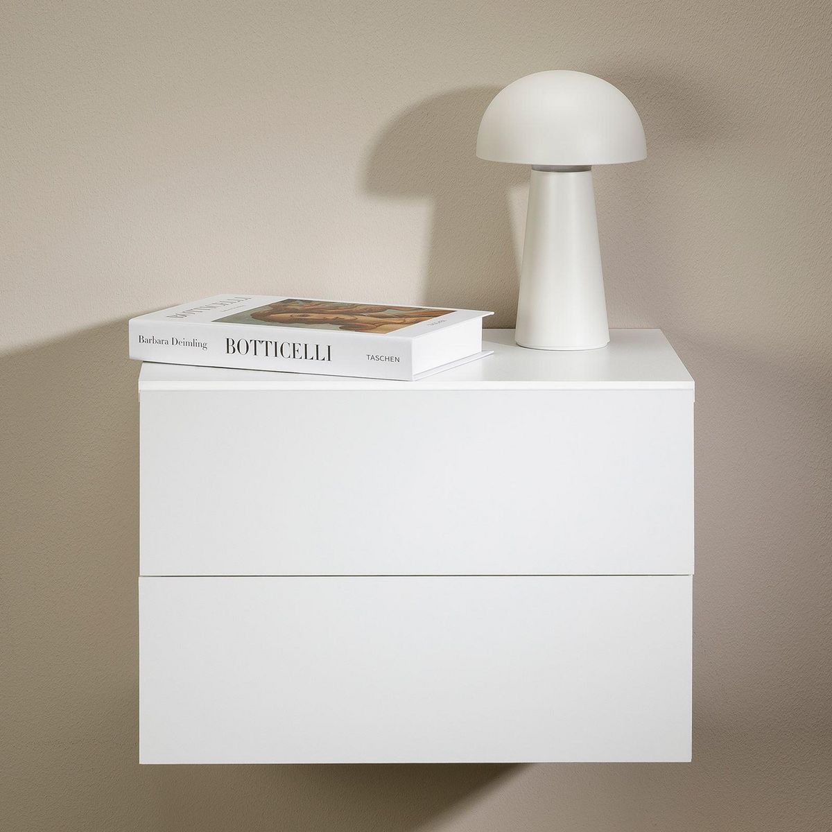 IDIMEX Chevet suspendu FLORENT, en mélaminé