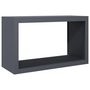 Voir la diapositive 6 : VIDAXL Portant de bois de chauffage anthracite 100x40x60 cm acier