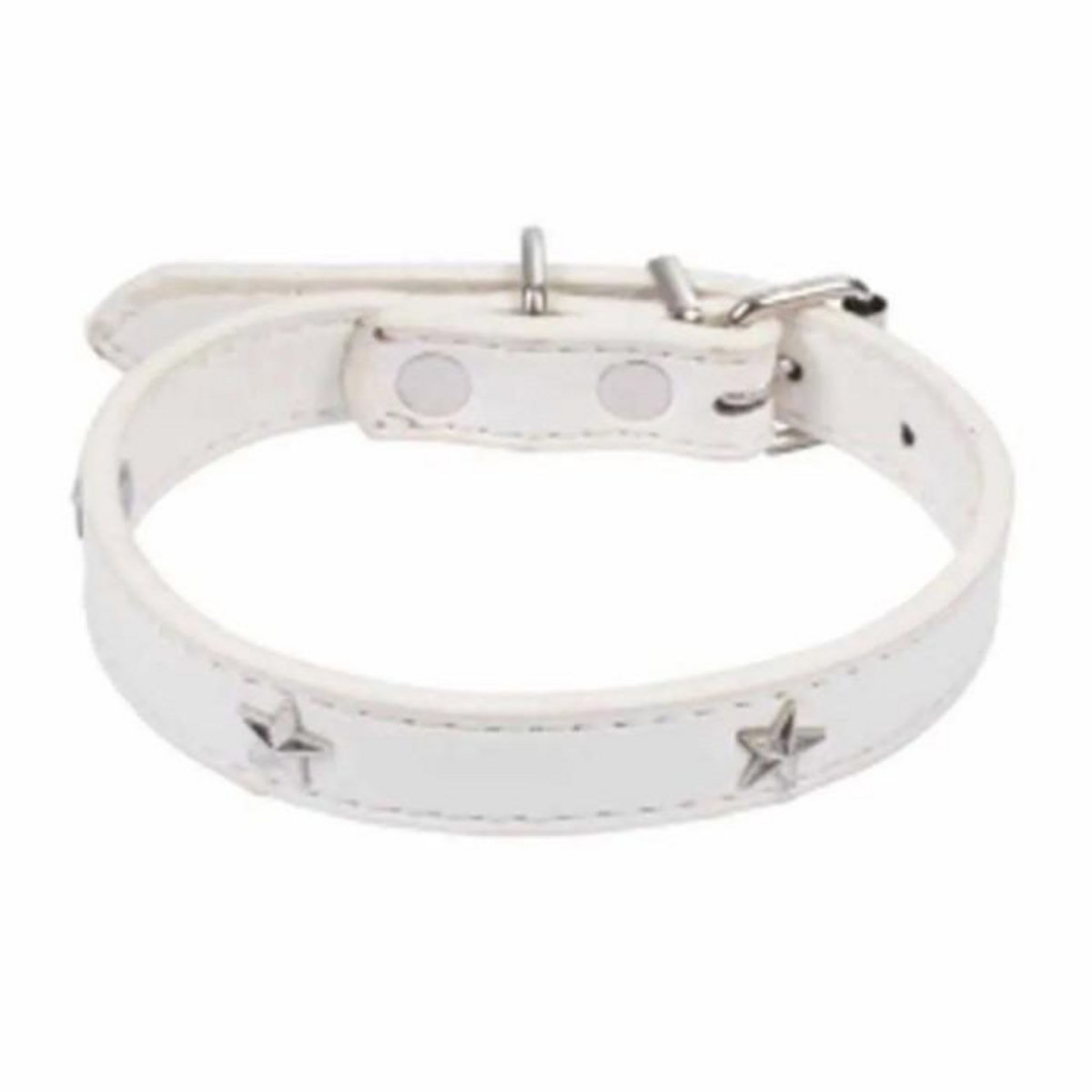 Paris Prix Collier Fantaisie pour Chien  Étoiles  35cm Blanc