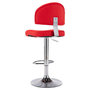 Voir la diapositive 3 : VIDAXL Tabouret de bar Rouge Similicuir