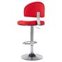Voir la diapositive 3 : VIDAXL Tabouret de bar Rouge Similicuir