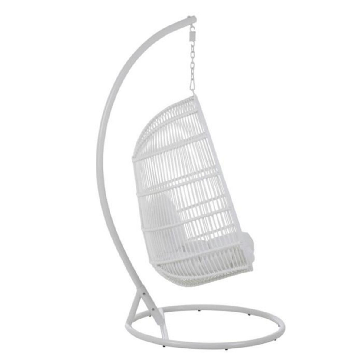 Paris Prix Fauteuil Suspendu Ovale  Aciera  193cm Blanc