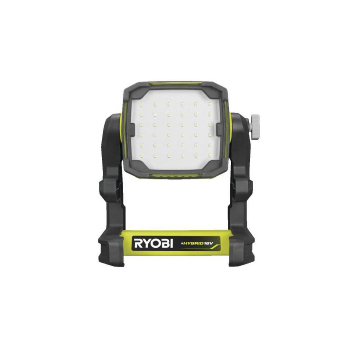 Ryobi Pack RYOBI Projecteur LED 18V One+ 1800 lumens RLFD18-0 - 1 Batterie 2.5Ah - 1 Chargeur rapide RC18