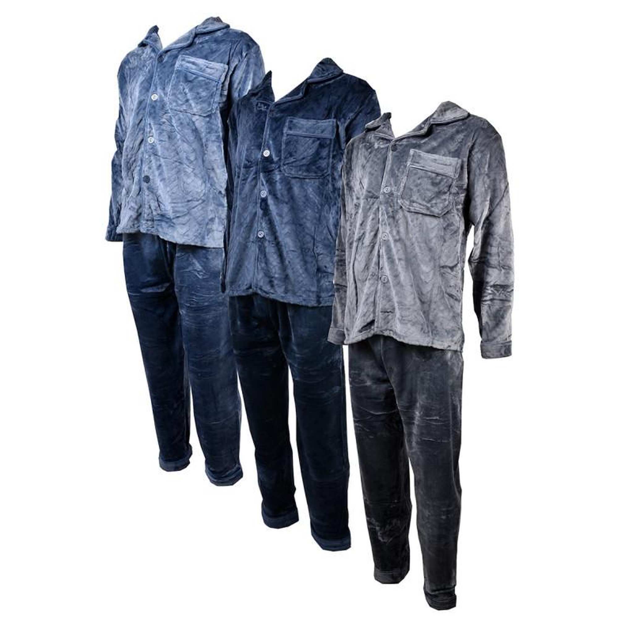 Voir la diapositive 4 : OZABI Pyjama Homme POLAIRE ECO