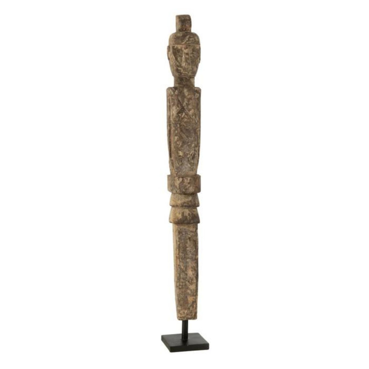 Paris Prix Statue Déco en Bois  Lauwra  90cm Naturel