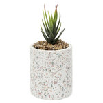 Paris Prix Plante Artificielle en Pot  Terrazzo  11cm Multicolore