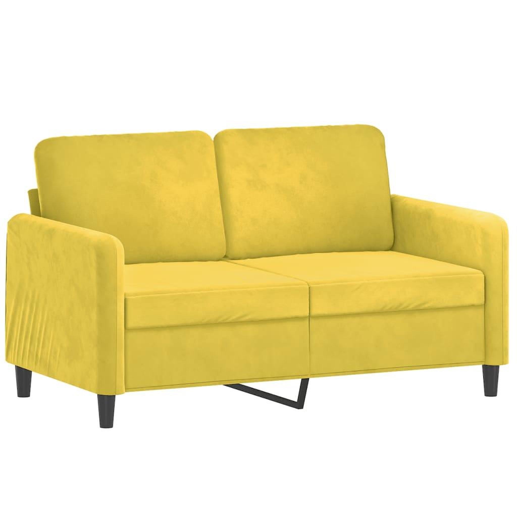 Voir la diapositive 3 : VIDAXL Ensemble de canapes 2 pcs jaune velours
