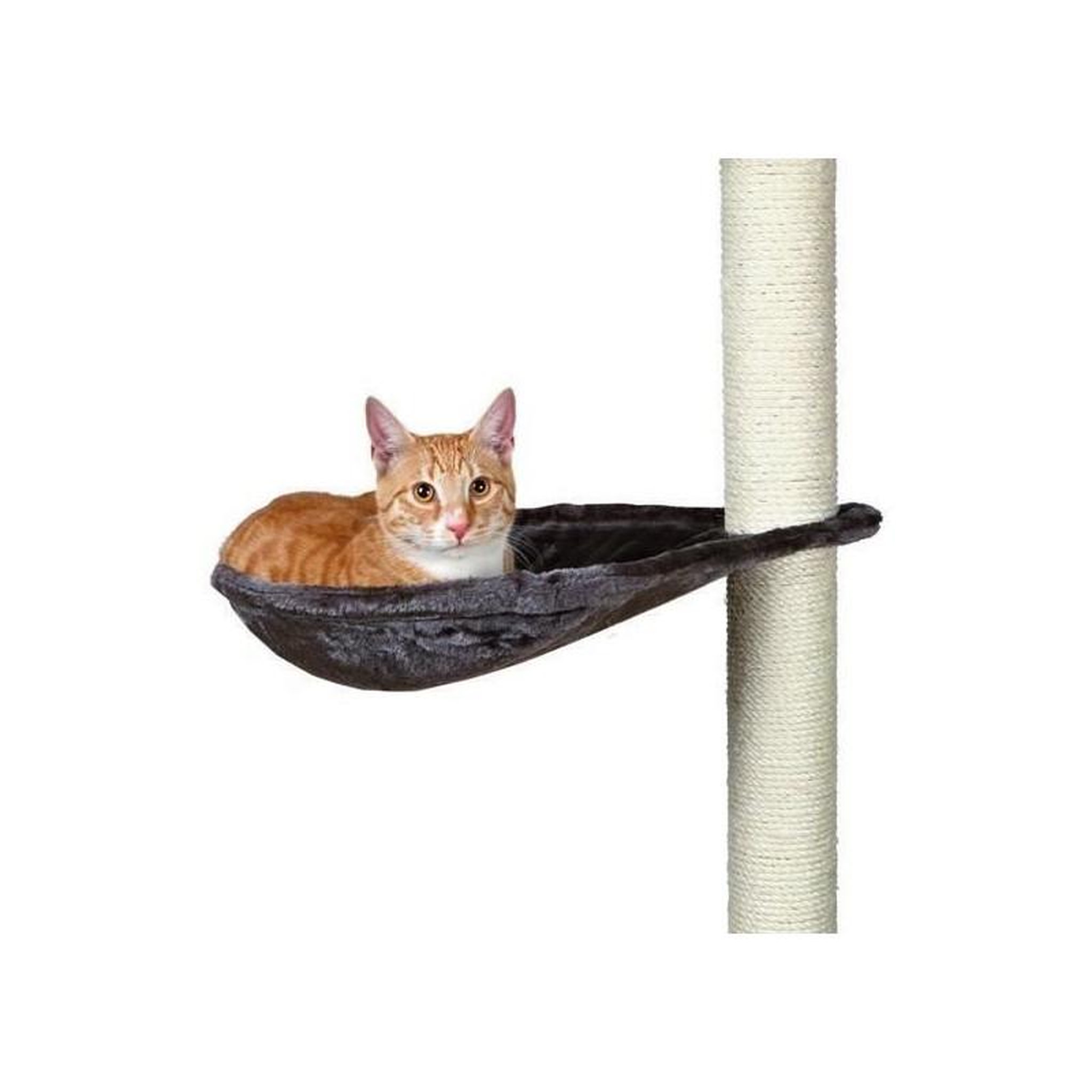 Trixie TRIXIE Hamac - Nid XL pour griffoir pour chat gris platinium peluche o 40 cm