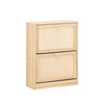 SOBUY SoBuy - Meuble À Chaussures 2 portes - Nature - 60x24x80cm - Nordique - FSR160-N