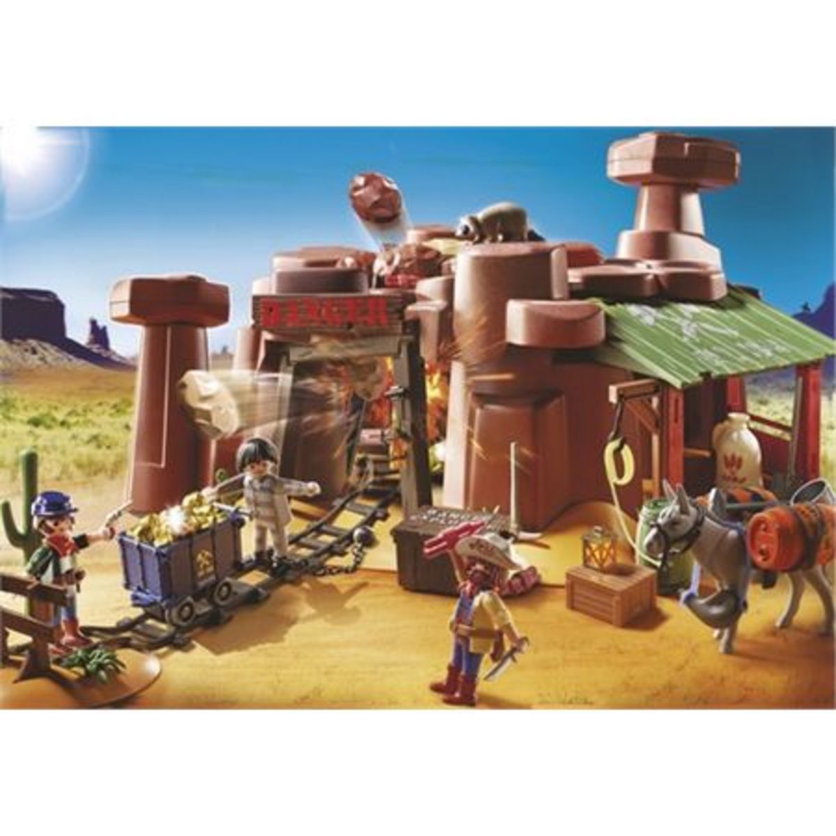 PLAYMOBIL 5246 Mine d'or avec explosif